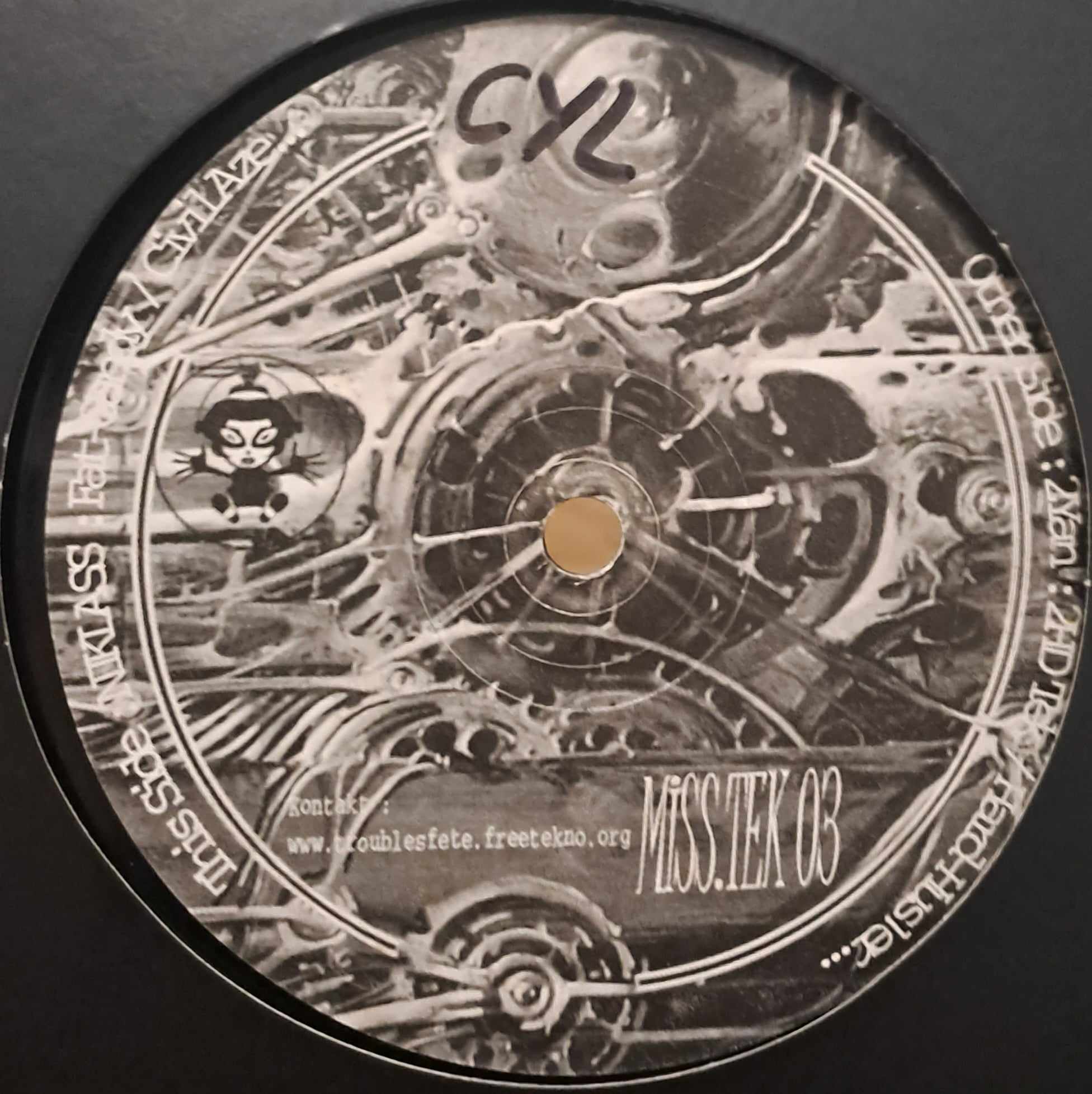 Troubles Fete 004 (Miss Tek 03) - vinyle freetekno